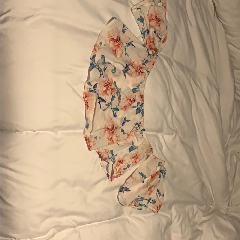 Floral crop top